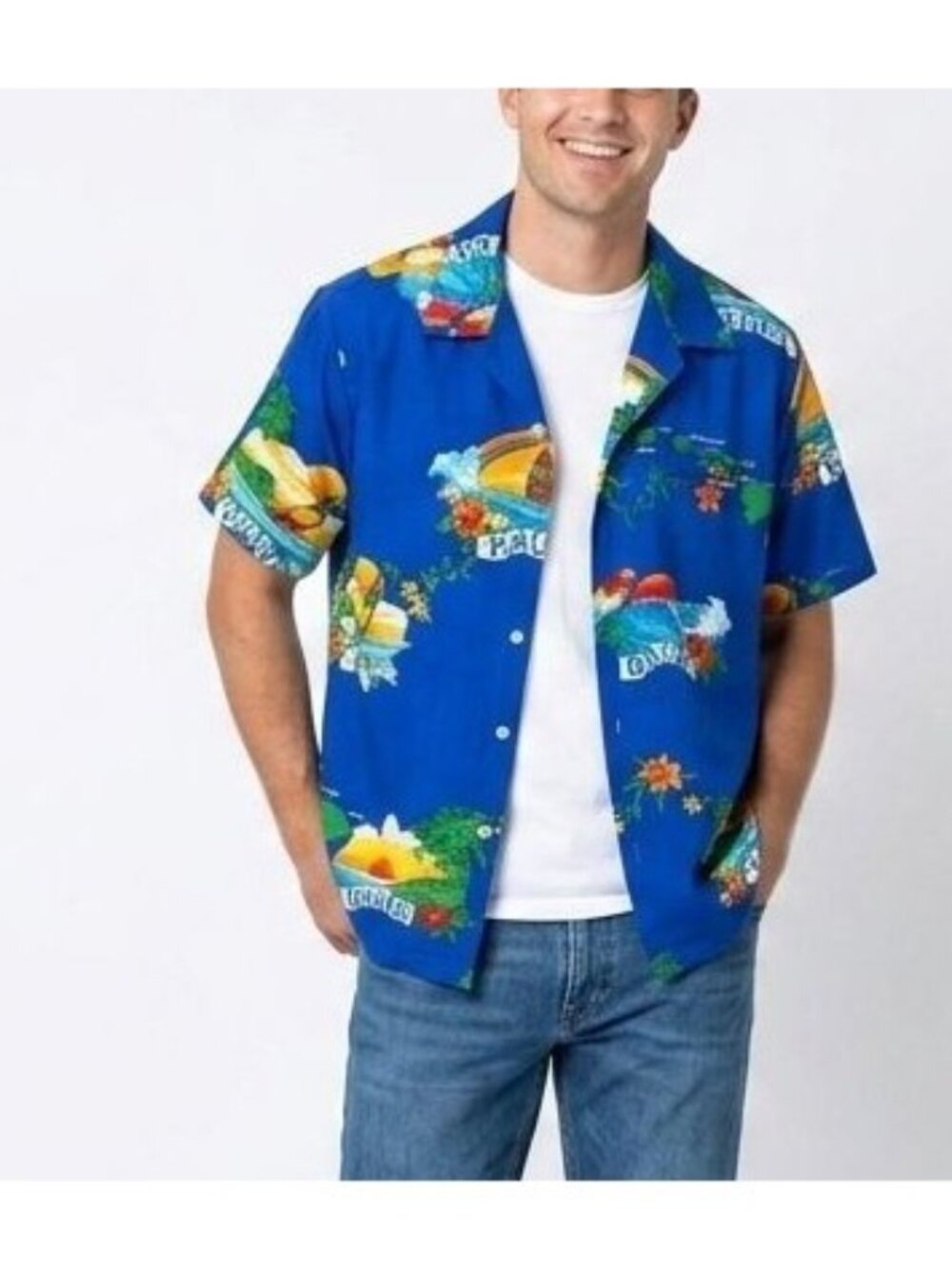 Vintage 70s/80s Shoreline Hawaiian Aloha Shirt - Men's Large